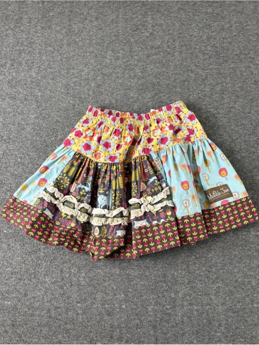 Matilda Jane Girls 6 Farm Cottagecore Whimsy Prairie Skirt & Tunic/Lap Dress
